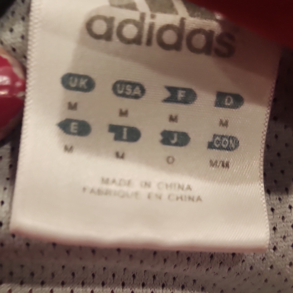 Adidas INDIANA HOOSIERS  Red Varsity Jacket with White Accents - Picture 8 of 8